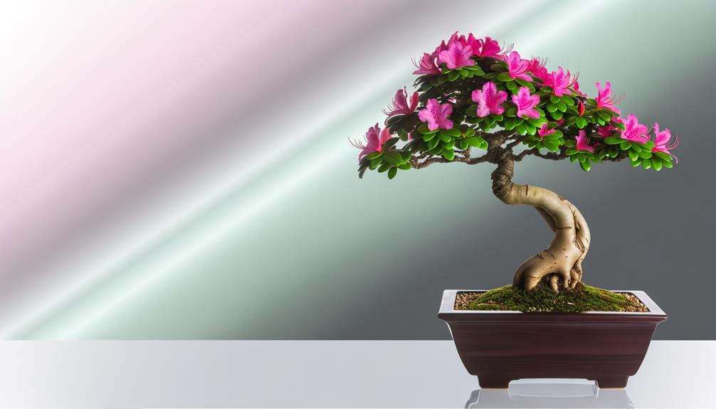 beautiful miniature azalea tree