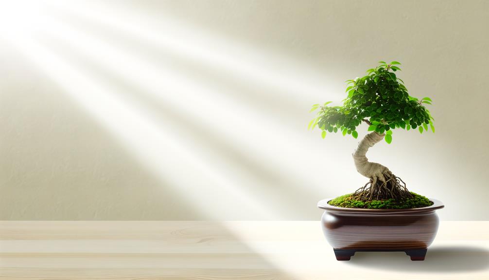 bonsai trees thrive shallow