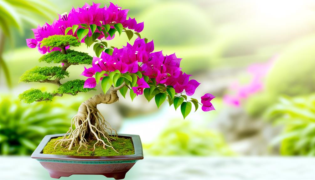 colorful miniature tropical tree