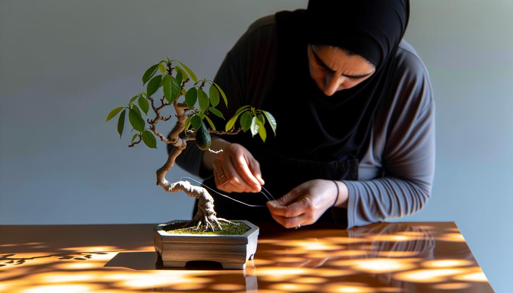 crafting bonsai with precision