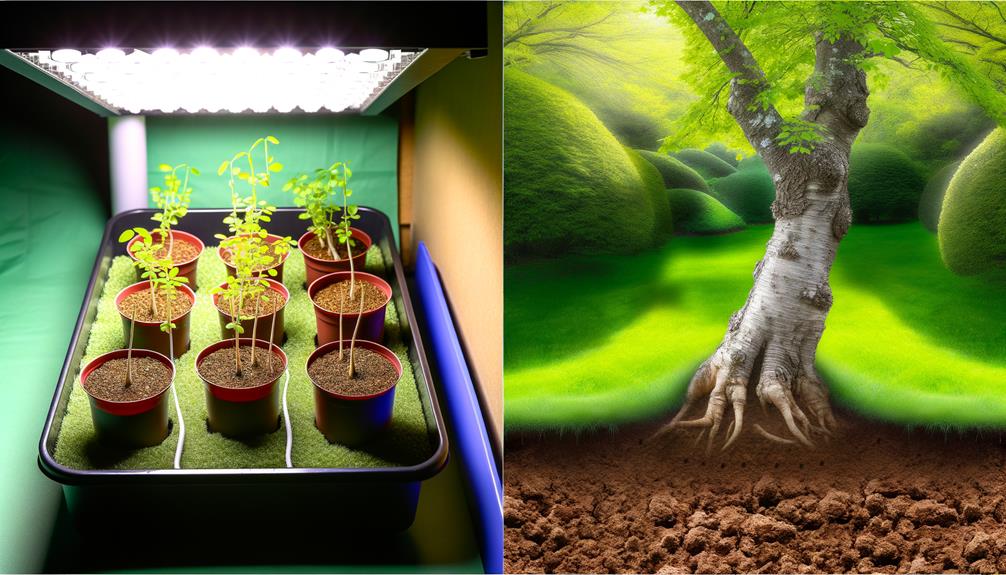 germination preferences indoor vs outdoor