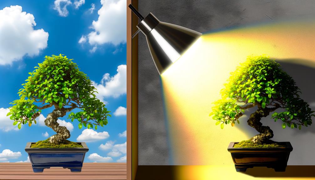 natural vs artificial lighting