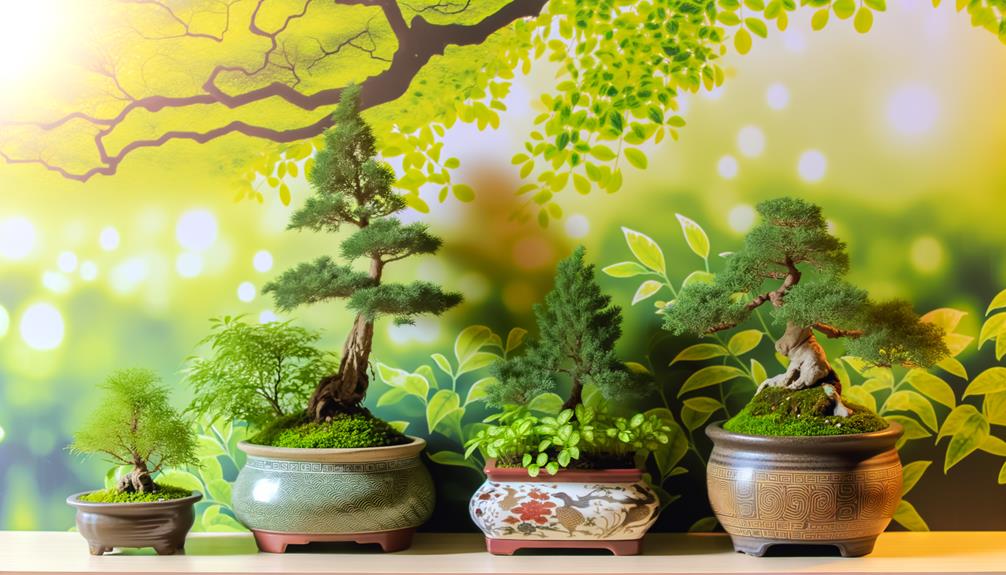 popular bonsai tree types