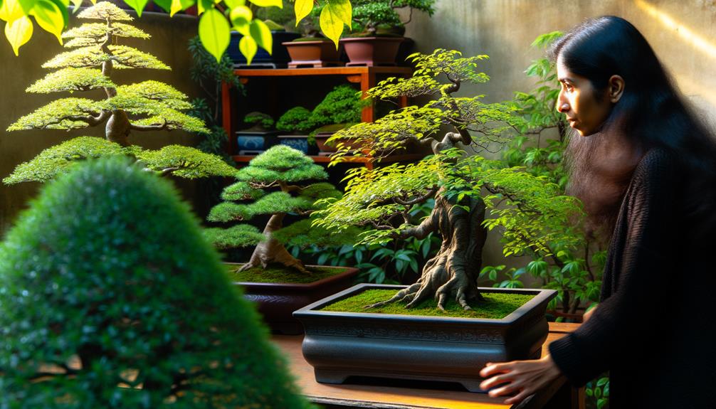 selecting the perfect bonsai