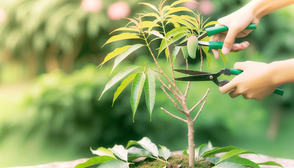 tree trimming for growth