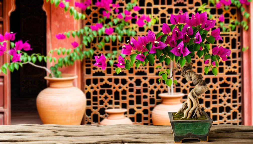 vibrant pink tropical flowers